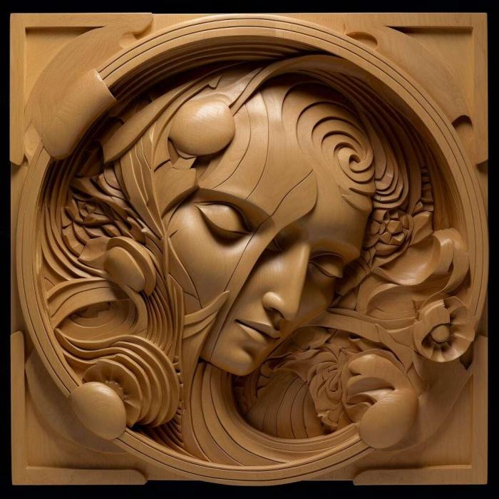 نموذج ثلاثي الأبعاد لآلة CNC 3D Art 